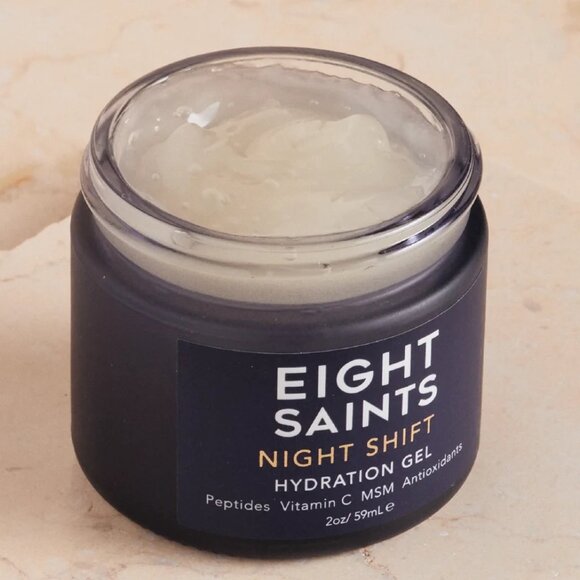 NIB: Eight Saints Night Shift Hydration Peptide-Rich Anti-Aging Gel Moisturizer - Picture 3 of 5